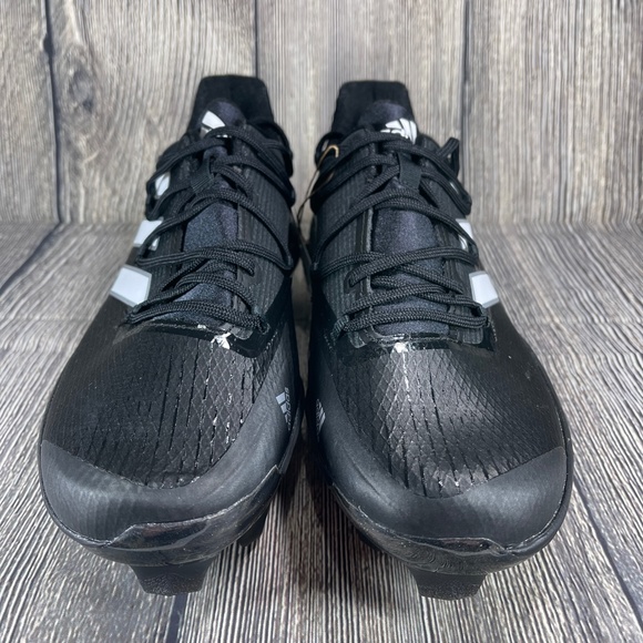 Adidas Adizero Afterburner 8 TPU Black/White Baseball Cleats Mens Sizes FZ4220 - Picture 4 of 8